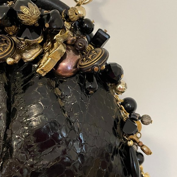 Upcycled Vintage Snakeskin Purse - Picture 5 of 16